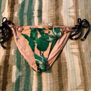 NWT Sperry Tropical Palm Leaf Swim Bottoms